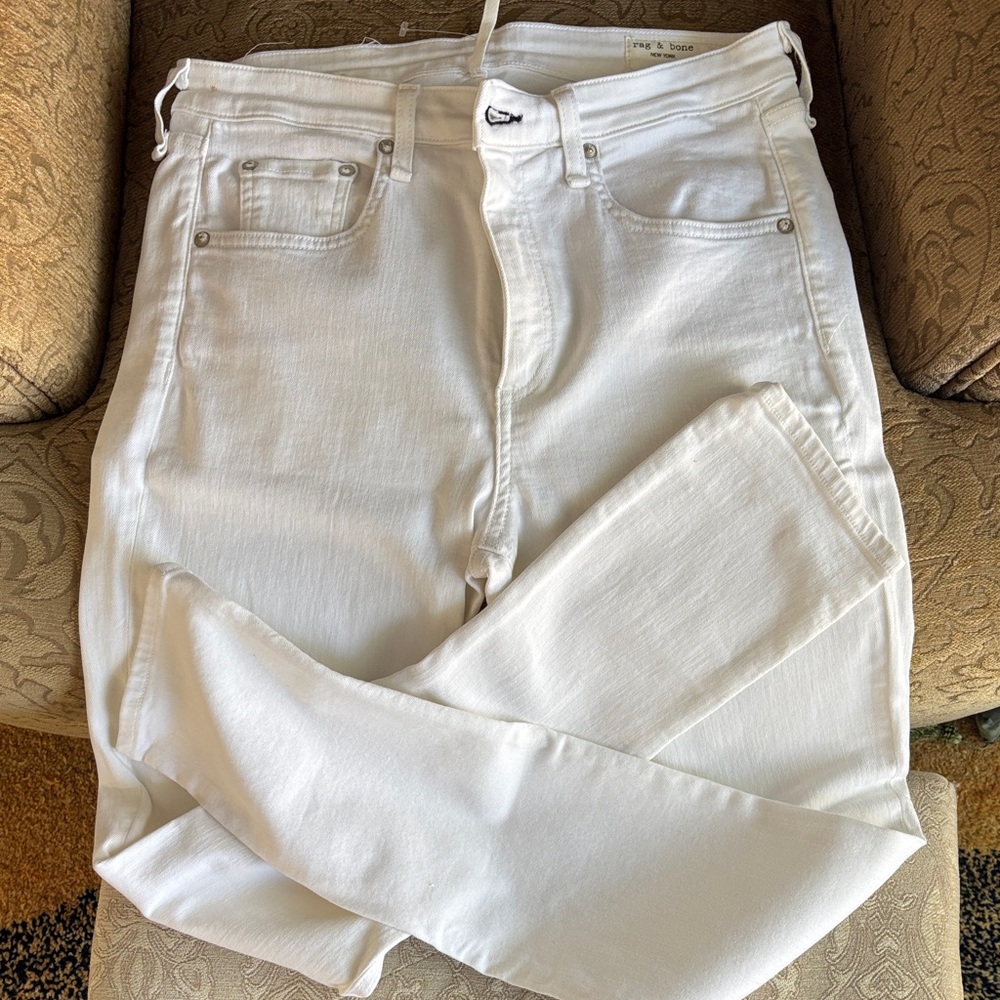 rag & bone White Skinny Jeans